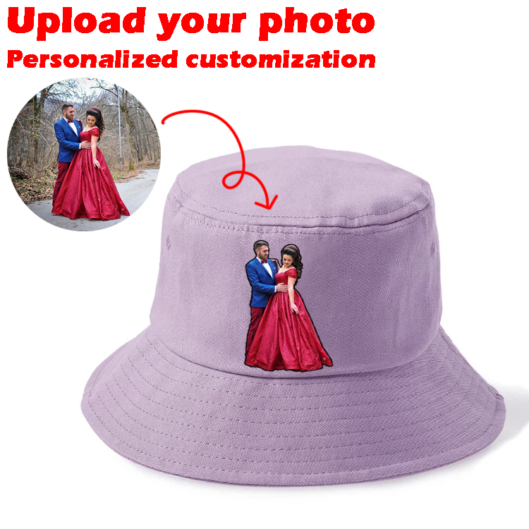 Custom Prints/Embroidery with Your Photos Custom/Dog Photo– Personalized Gifts Luxury Cap Hat Bucket Hat