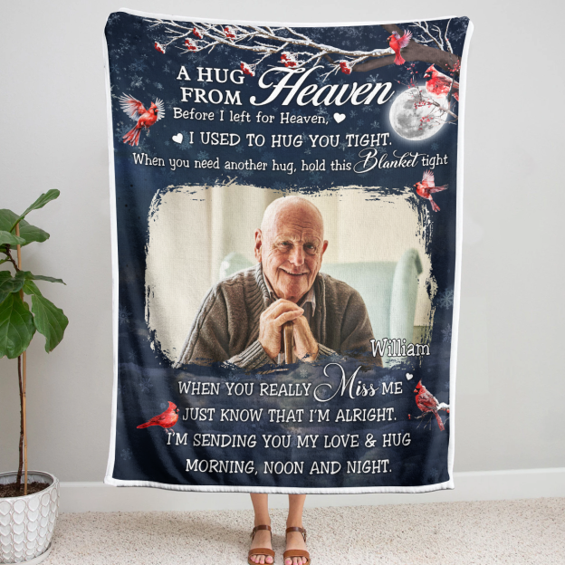 Personalized Photo Blanket - Gifts For Memorial