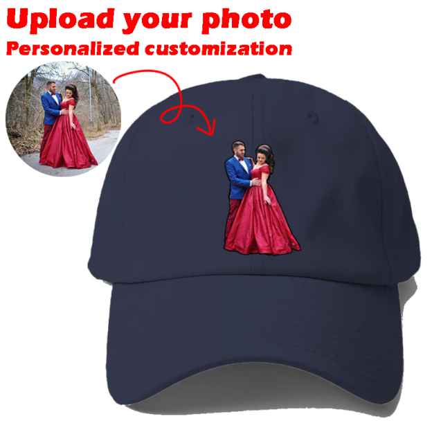 Custom Prints/Embroidery with Your Photos Custom/Dog Photo– Personalized Gifts Luxury Cap Hat