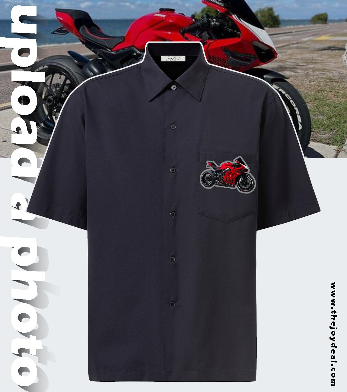Custom Prints/Embroidery Of Vehicles, Unique Personalized Customization, Pure Cotton Customized Shirts
