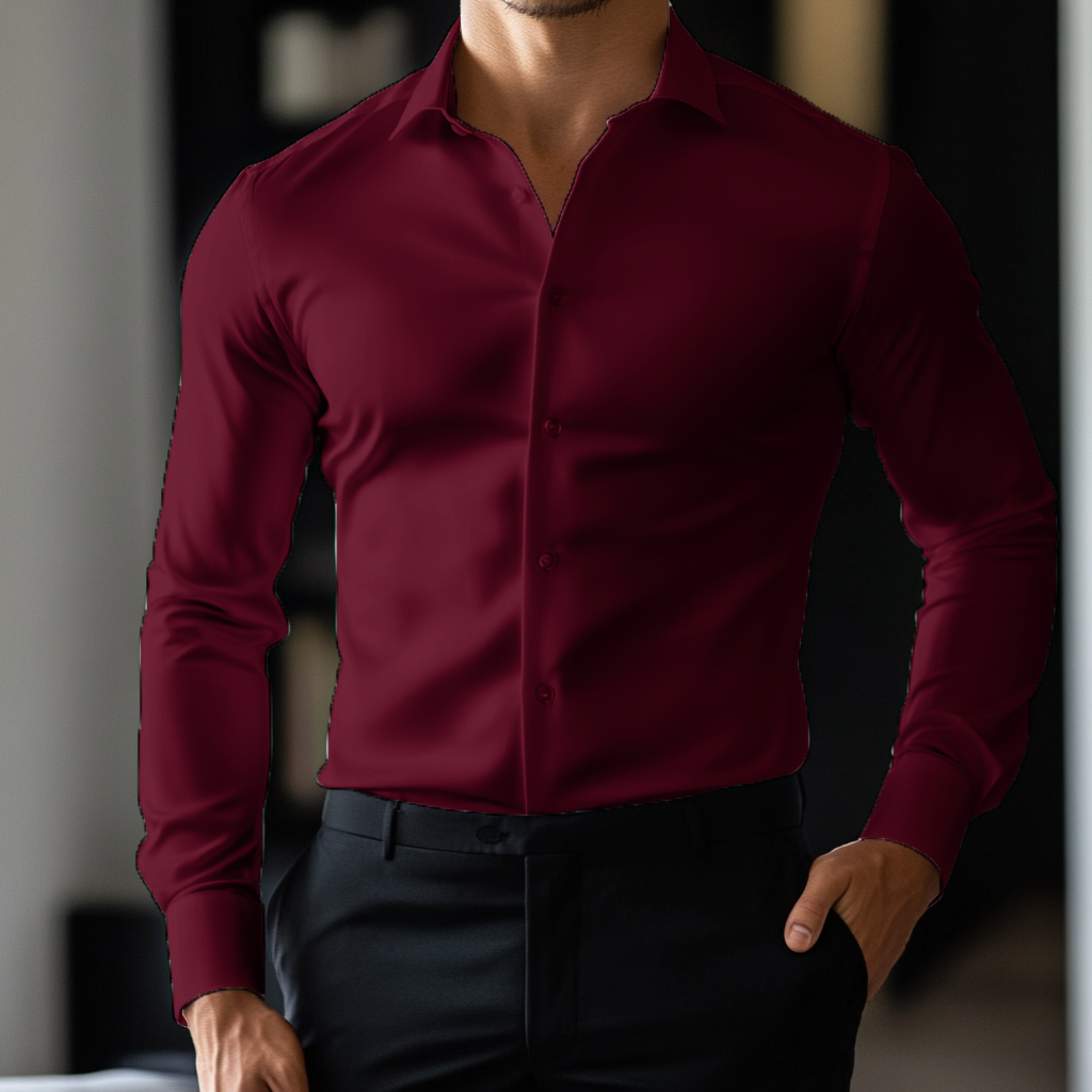 Custom Personalized Luxe Exclusive Design Embroidery & Print Business Casual Vacation Shirt