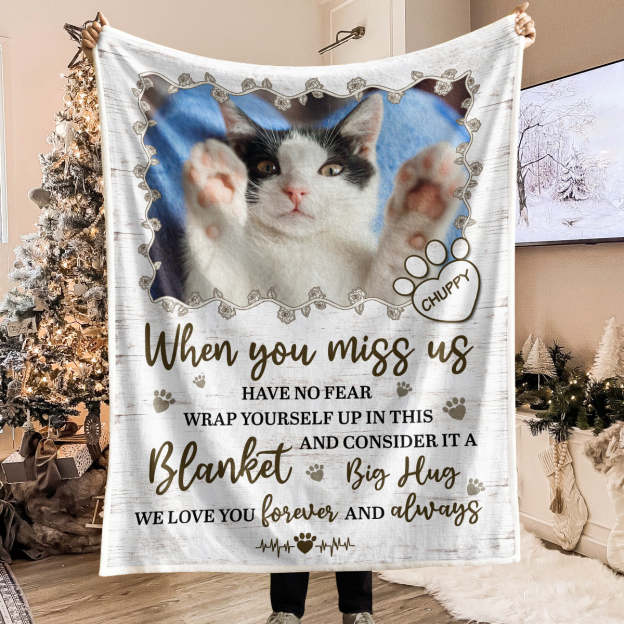 Personalized Photo Blanket - Gifts For Memorial