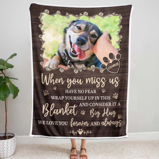 Personalized Photo Blanket - Gifts For Memorial