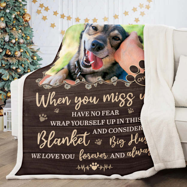 Personalized Photo Blanket - Gifts For Memorial