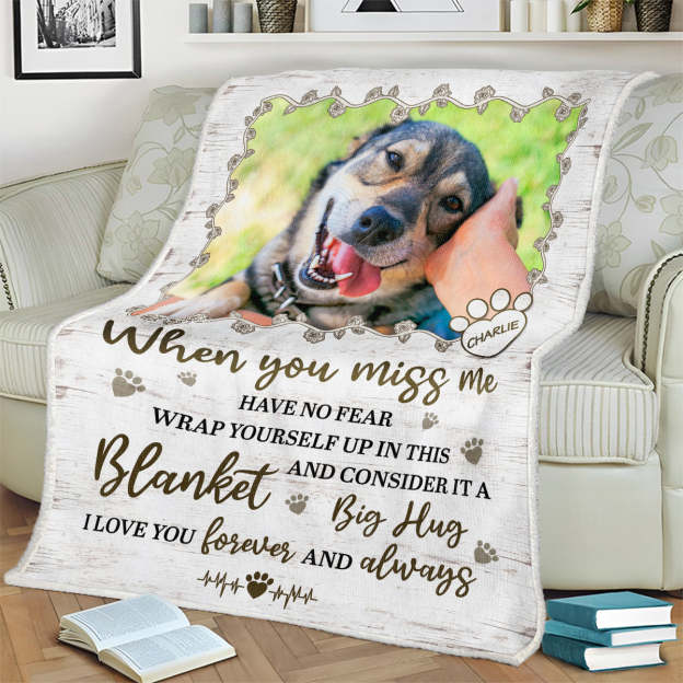 Personalized Photo Blanket - Gifts For Memorial