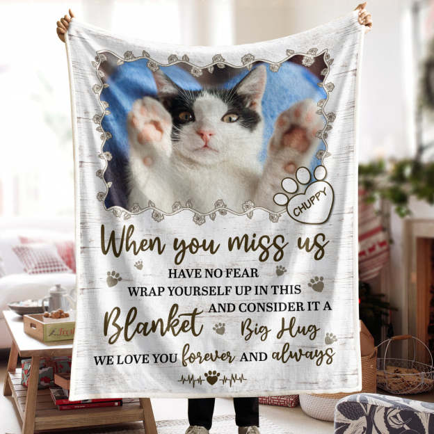 Personalized Photo Blanket - Gifts For Memorial