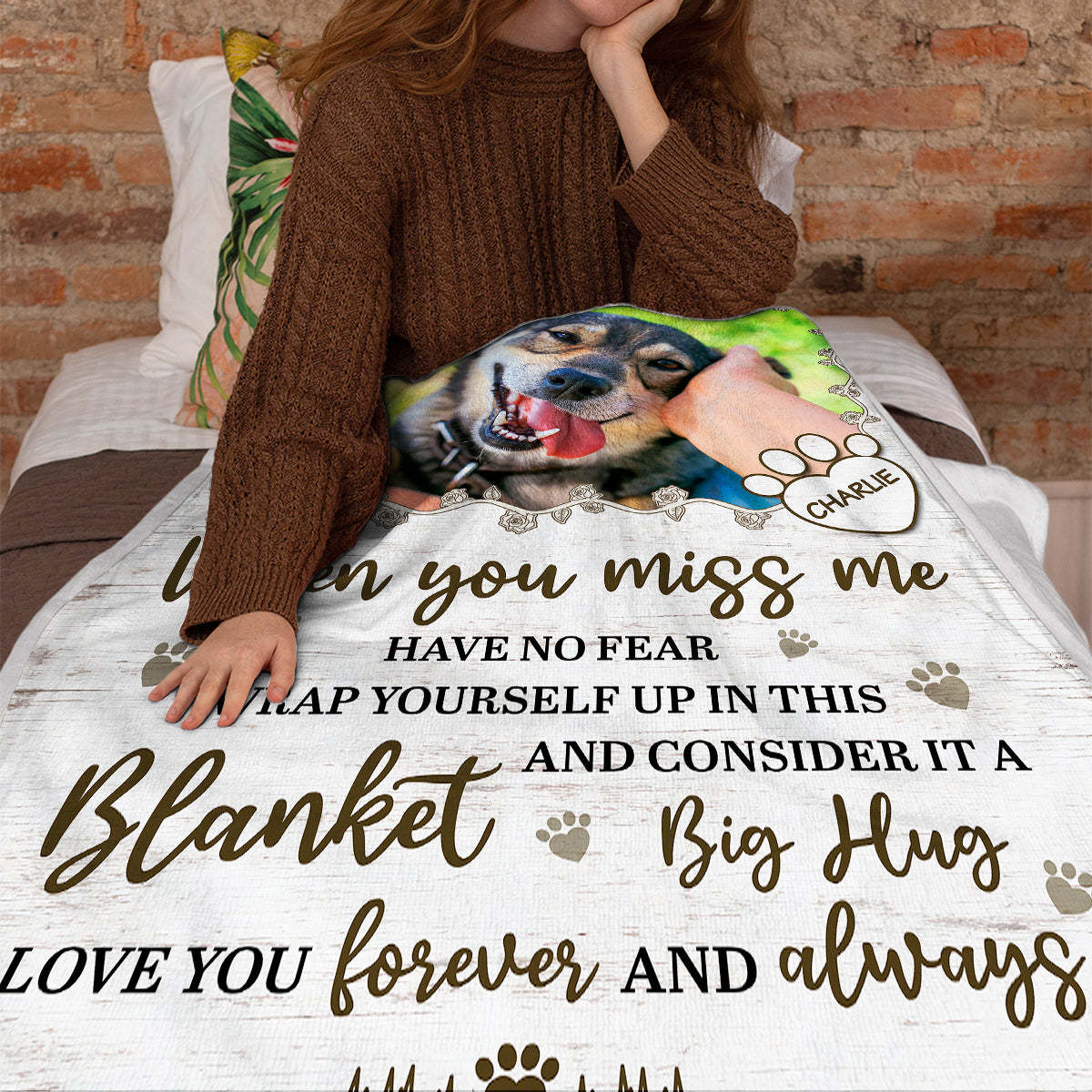 Personalized Photo Blanket - Gifts For Memorial