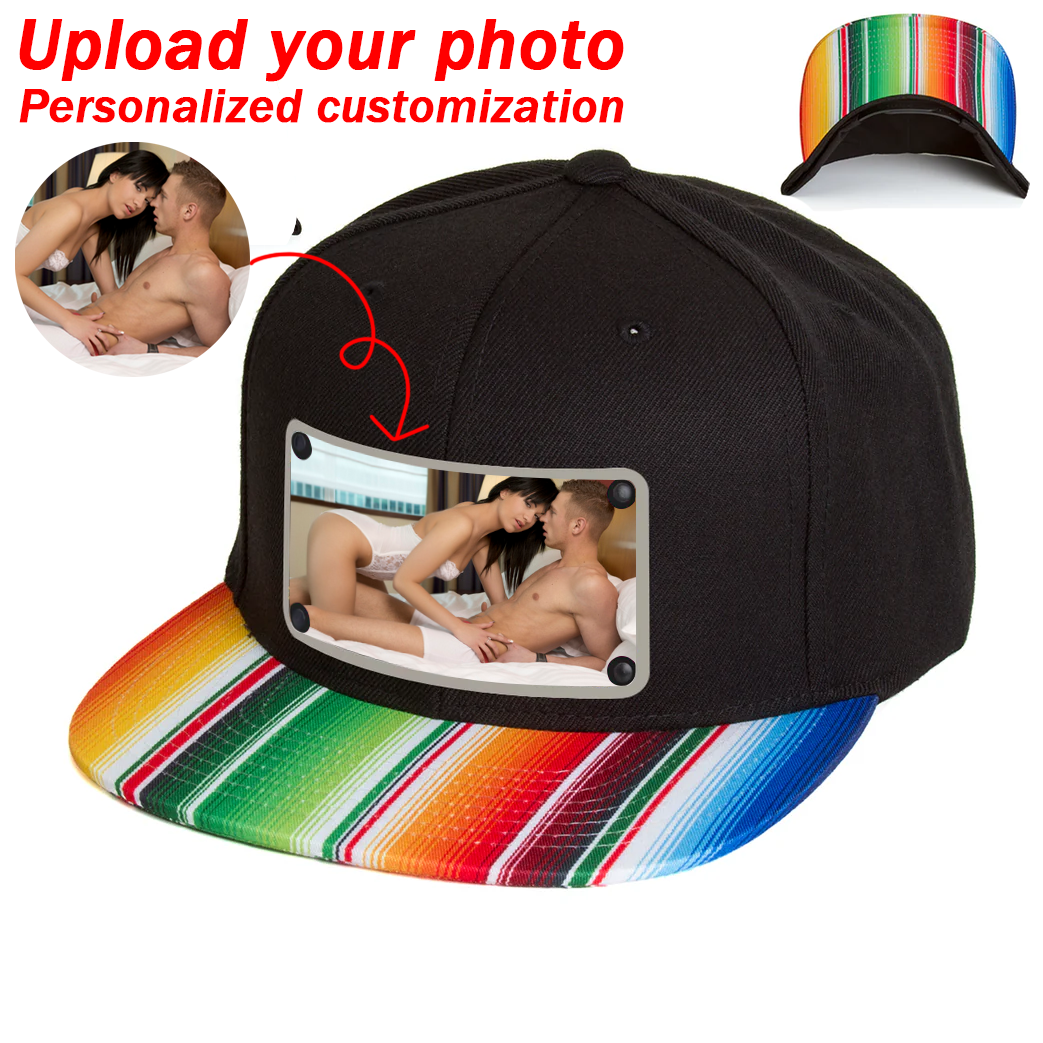 Custom Prints/Embroidery with Your Photos Custom/Dog Photo– Personalized Gifts Luxury Cap Hat
