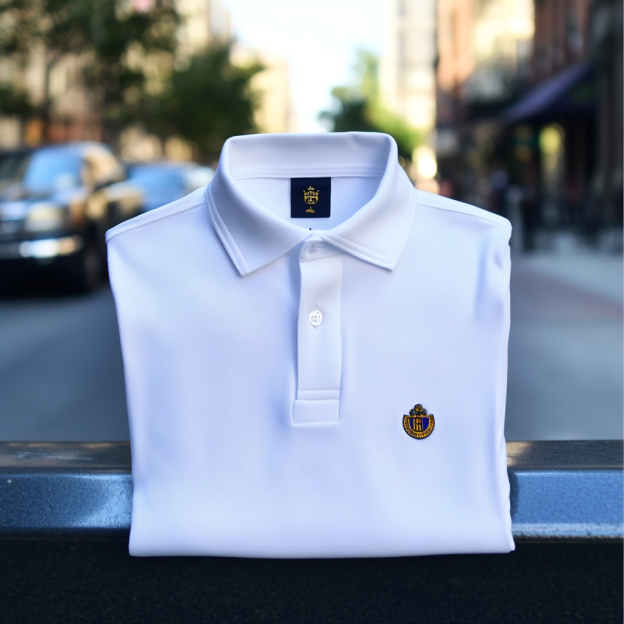 Custom Personalized Luxe Exclusive Design Embroidery & Print Business Casual Vacation Polo Shirt