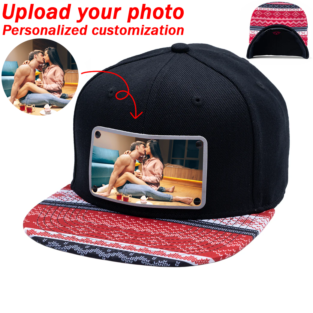 Custom Prints/Embroidery with Your Photos Custom/Dog Photo– Personalized Gifts Luxury Cap Hat