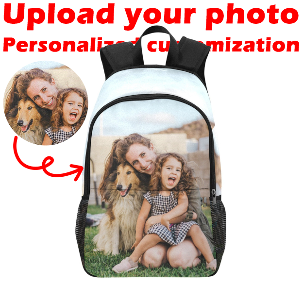 Funny Crazy Face Backpack,Custom Photo Backpack, Laptop Bag, Personalized Backpack, Best Friend Gift, Best Friend Face Bag, Back To School