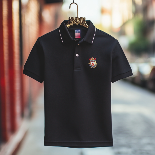 Custom Personalized Luxe Exclusive Design Embroidery & Print Business Casual Vacation Short-Sleeved Polo Shirt