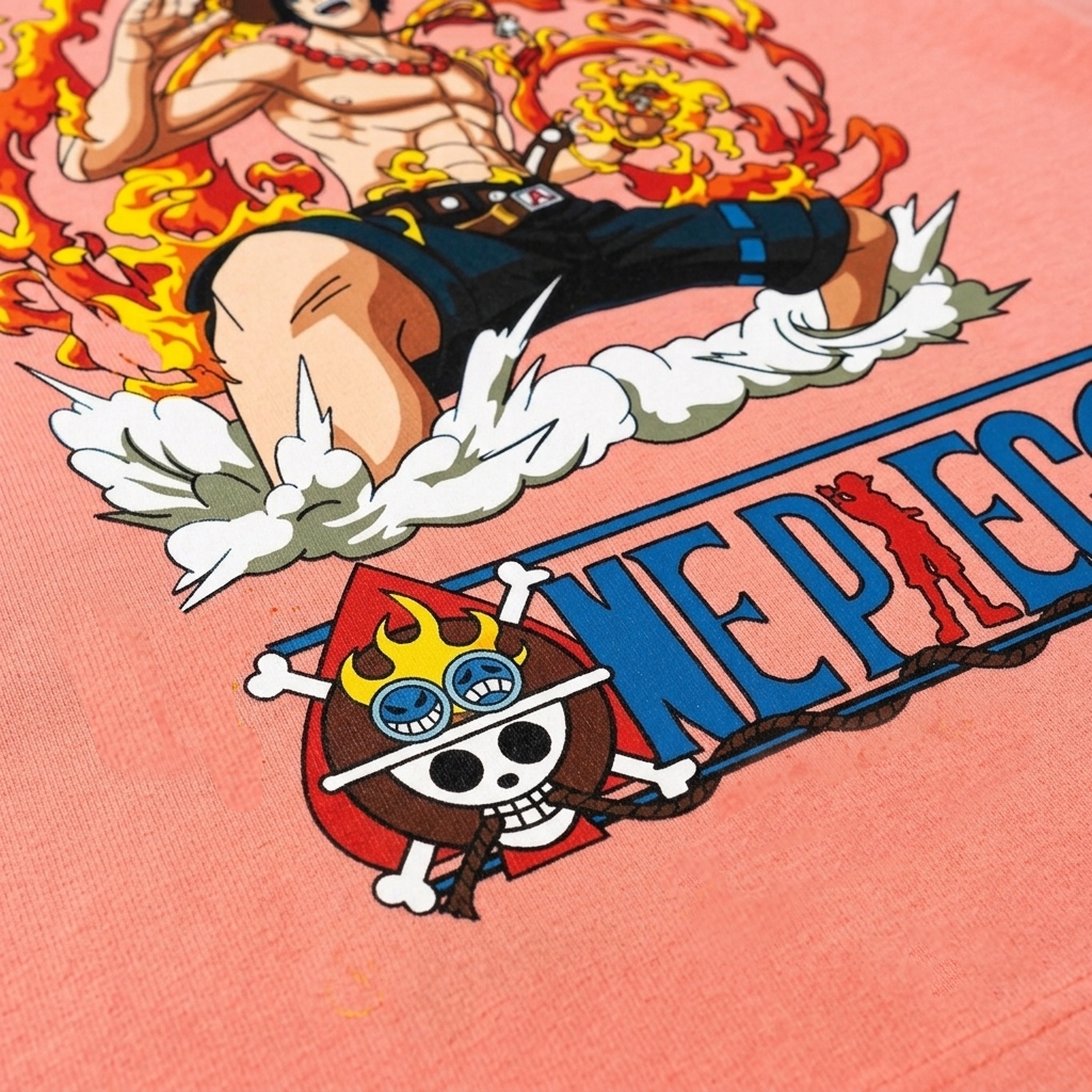 One Piece   Double Gradient Washed T-Shirt