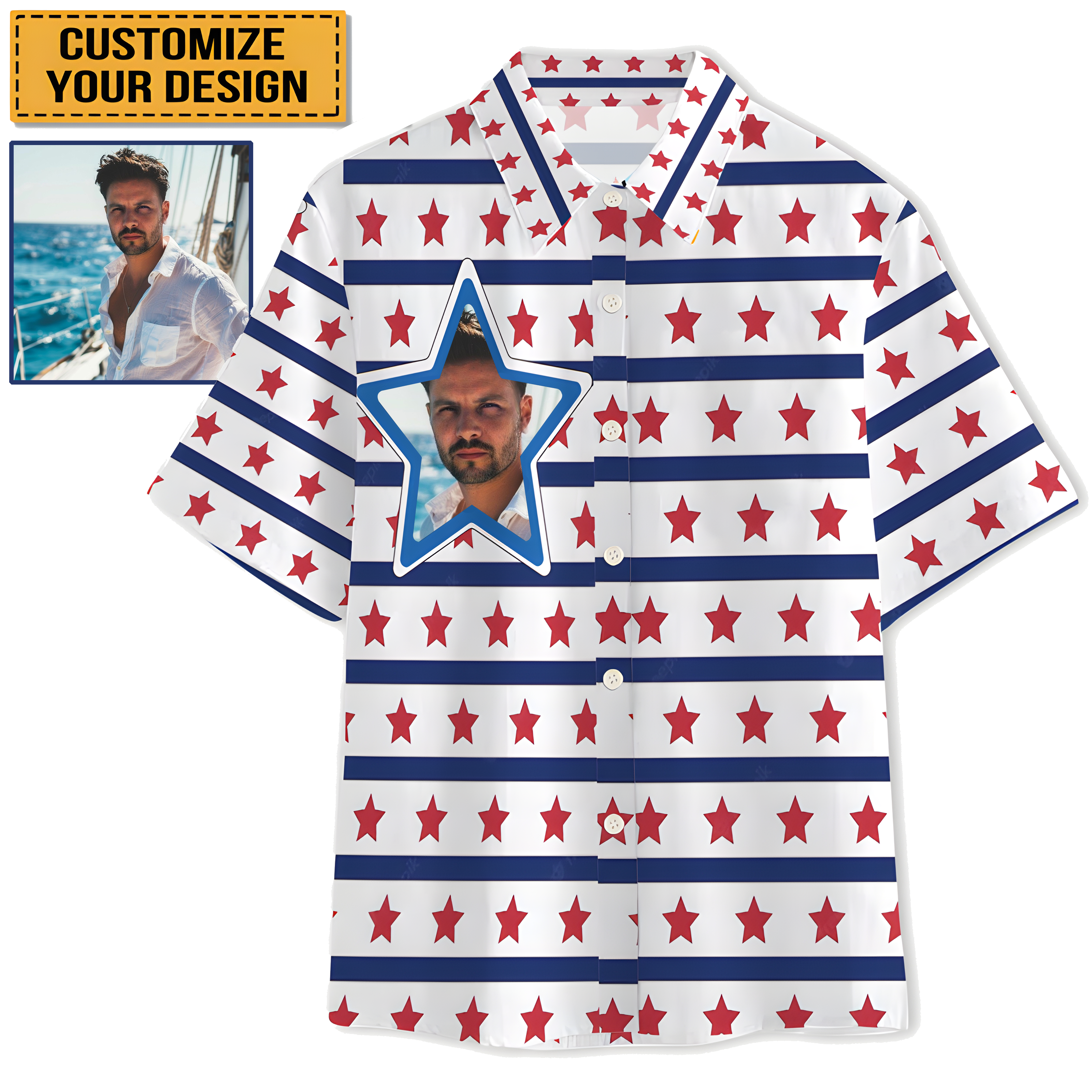 Customized Gift - Personalized Customized Hawaiian shirt
