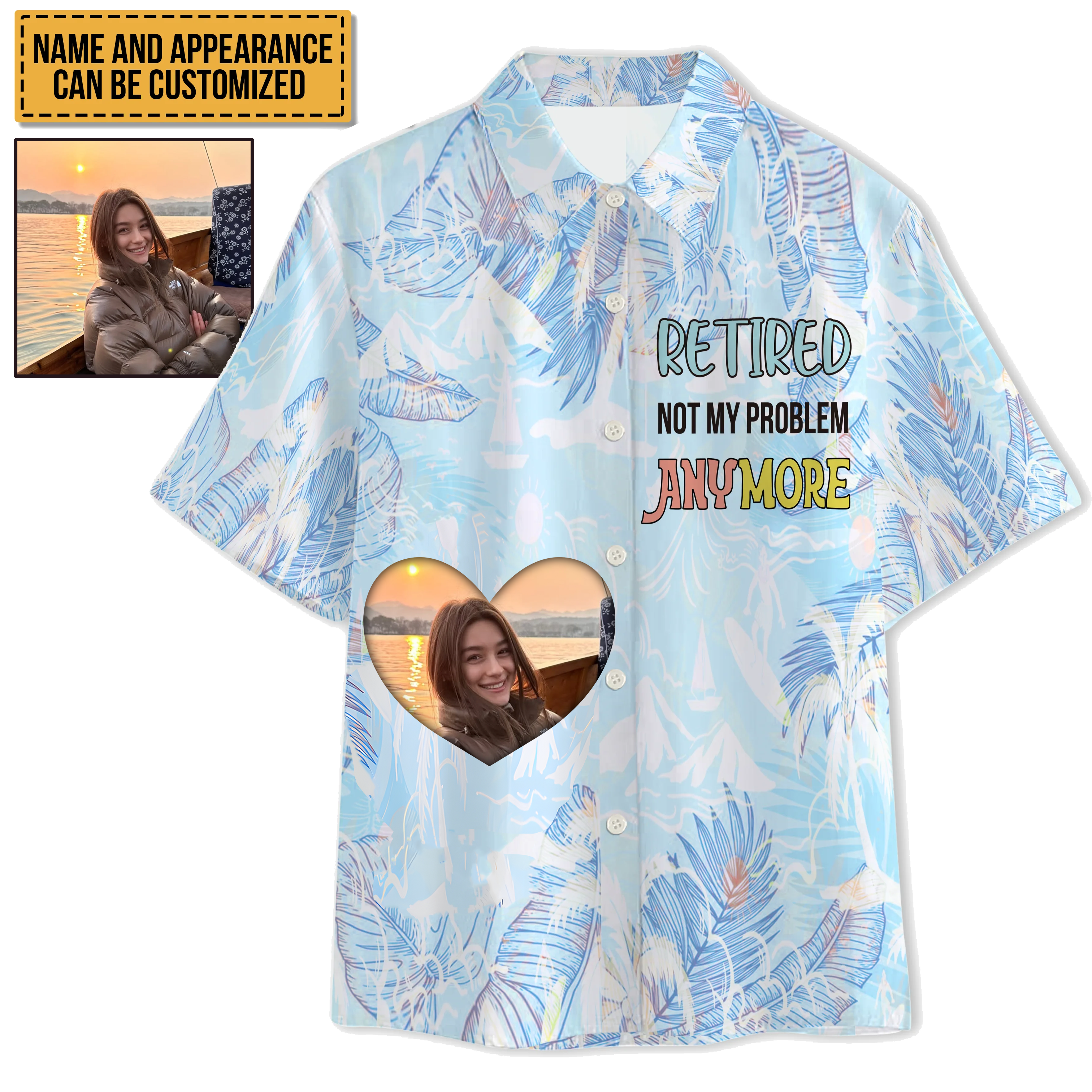 Customized Gift - Personalized Customized Hawaiian shirt