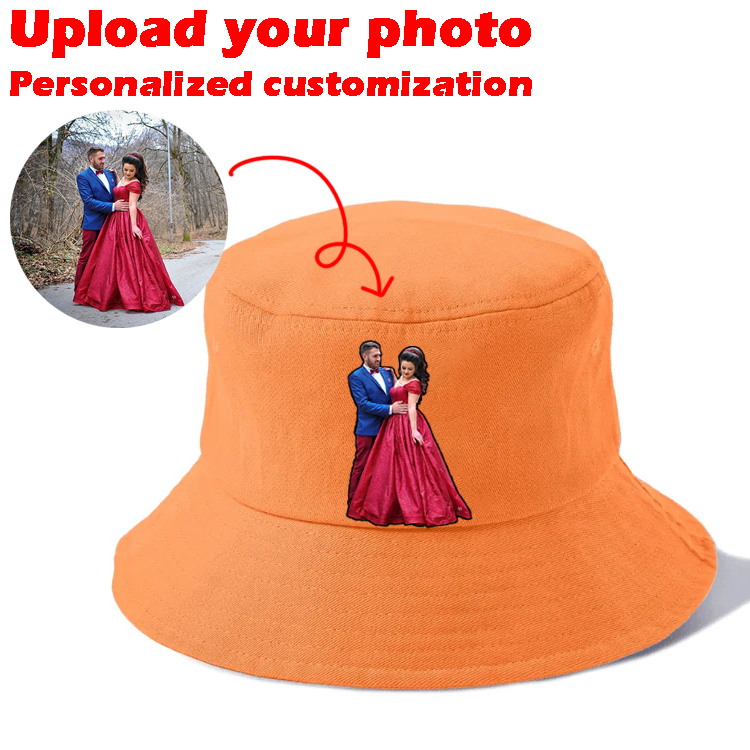 Custom Prints/Embroidery with Your Photos Custom/Dog Photo– Personalized Gifts Luxury Cap Hat Bucket Hat