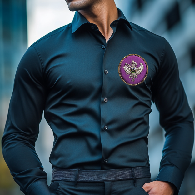 Custom Personalized Luxe Exclusive Design Embroidery & Print Business Casual Vacation Shirt