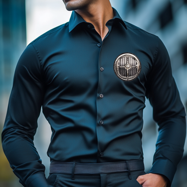 Custom Personalized Luxe Exclusive Design Embroidery & Print Business Casual Vacation Shirt