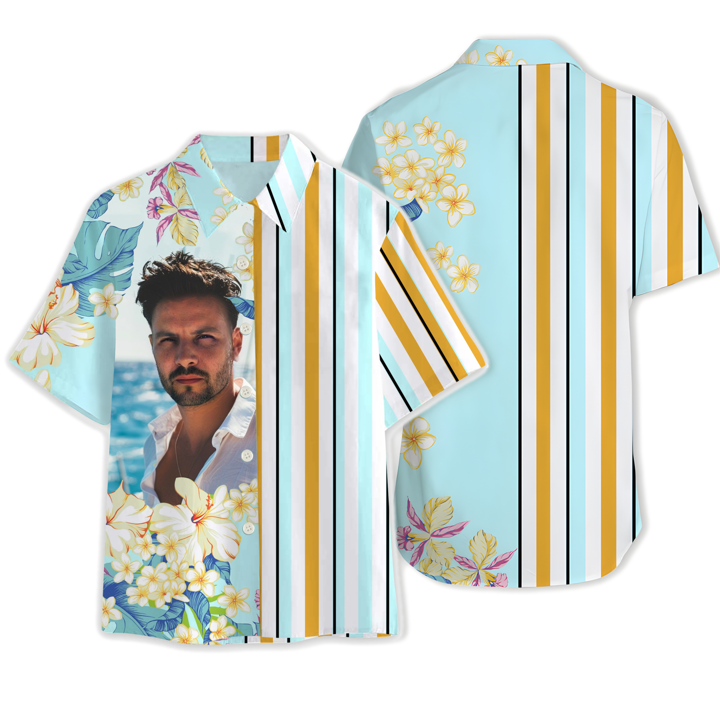 Customized Gift - Personalized Customized Hawaiian shirt