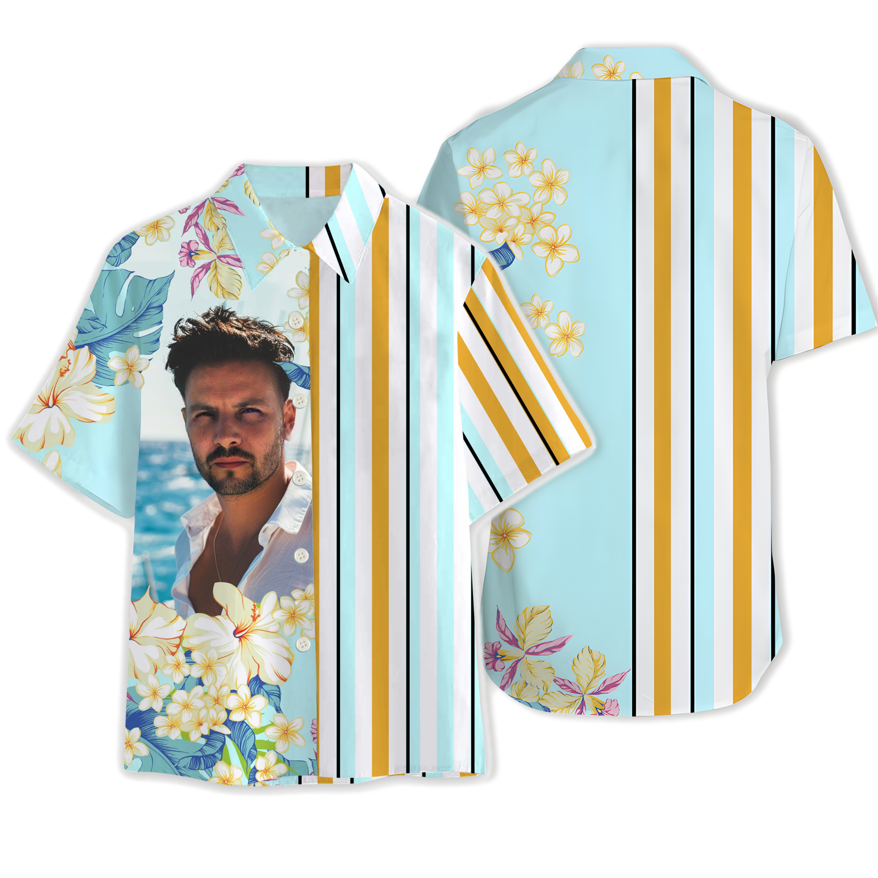 Customized Gift - Personalized Customized Hawaiian shirt
