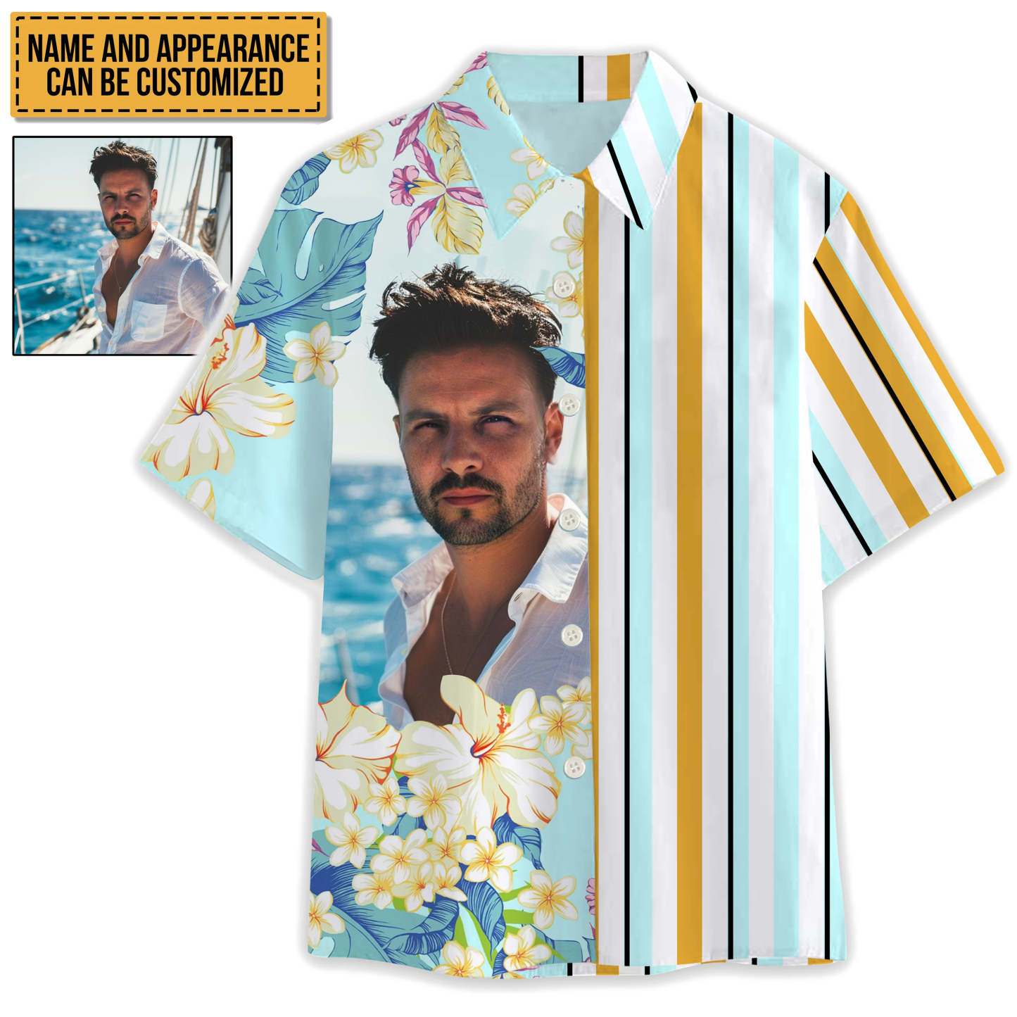 Customized Gift - Personalized Customized Hawaiian shirt