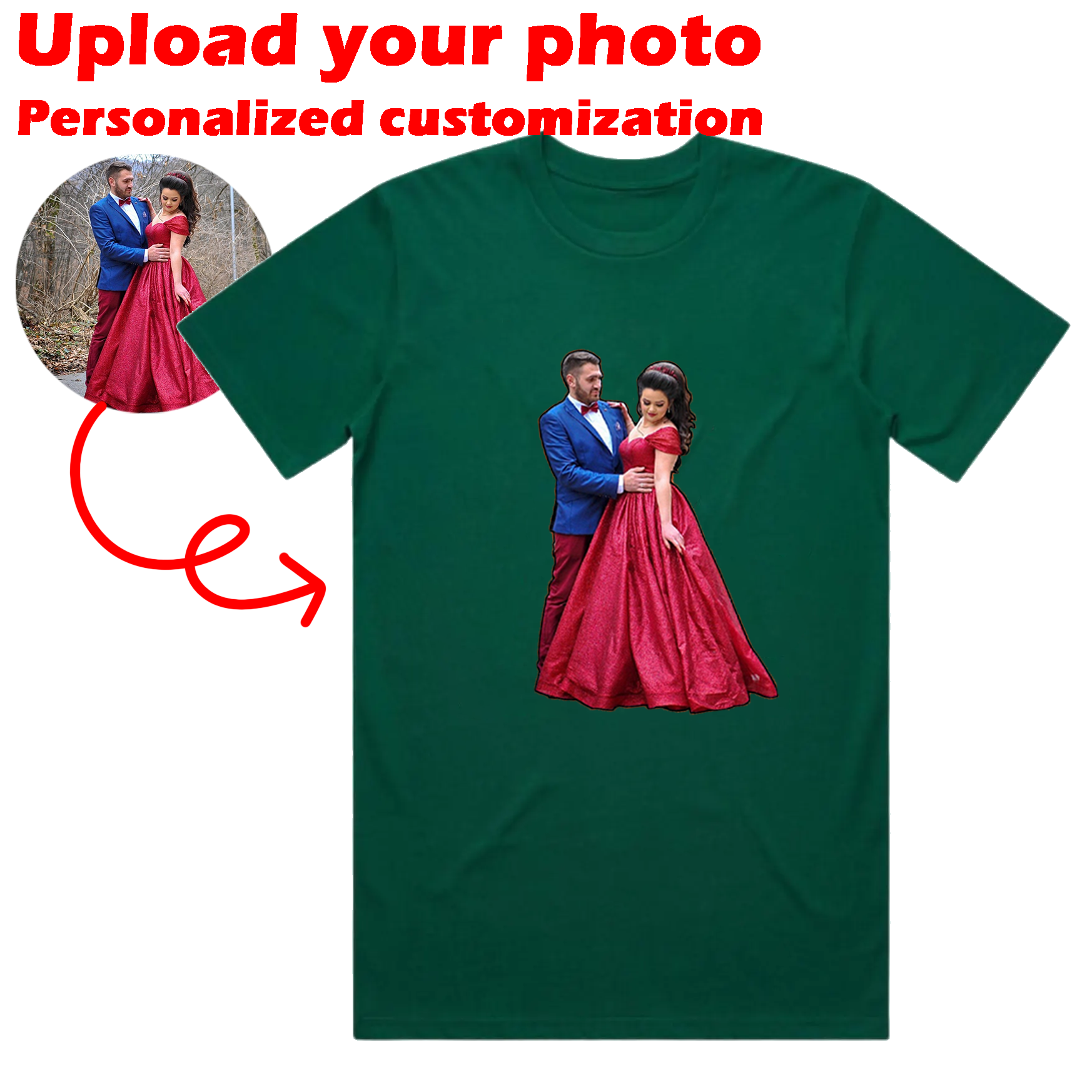 Custom Embroidered Premium T-Shirt