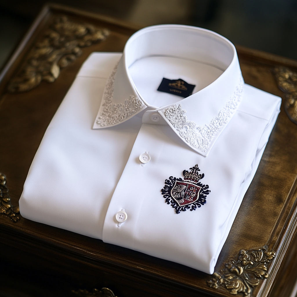 Custom Personalized Luxe Exclusive Design Embroidery & Print Business Casual Vacation Shirt
