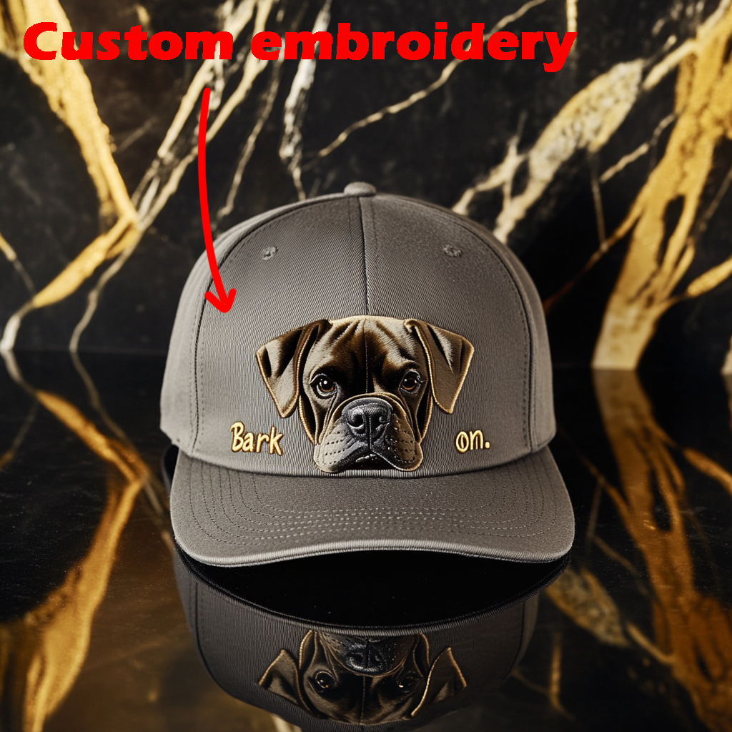 Custom Prints/Embroidery with Your Photos Custom Dog Photo– Personalized Gifts Baseball Cap