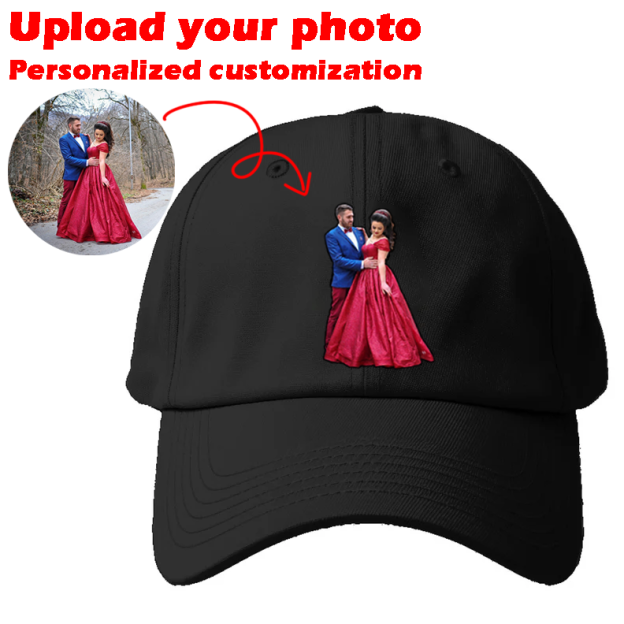 Custom Prints/Embroidery with Your Photos Custom/Dog Photo– Personalized Gifts Luxury Cap Hat