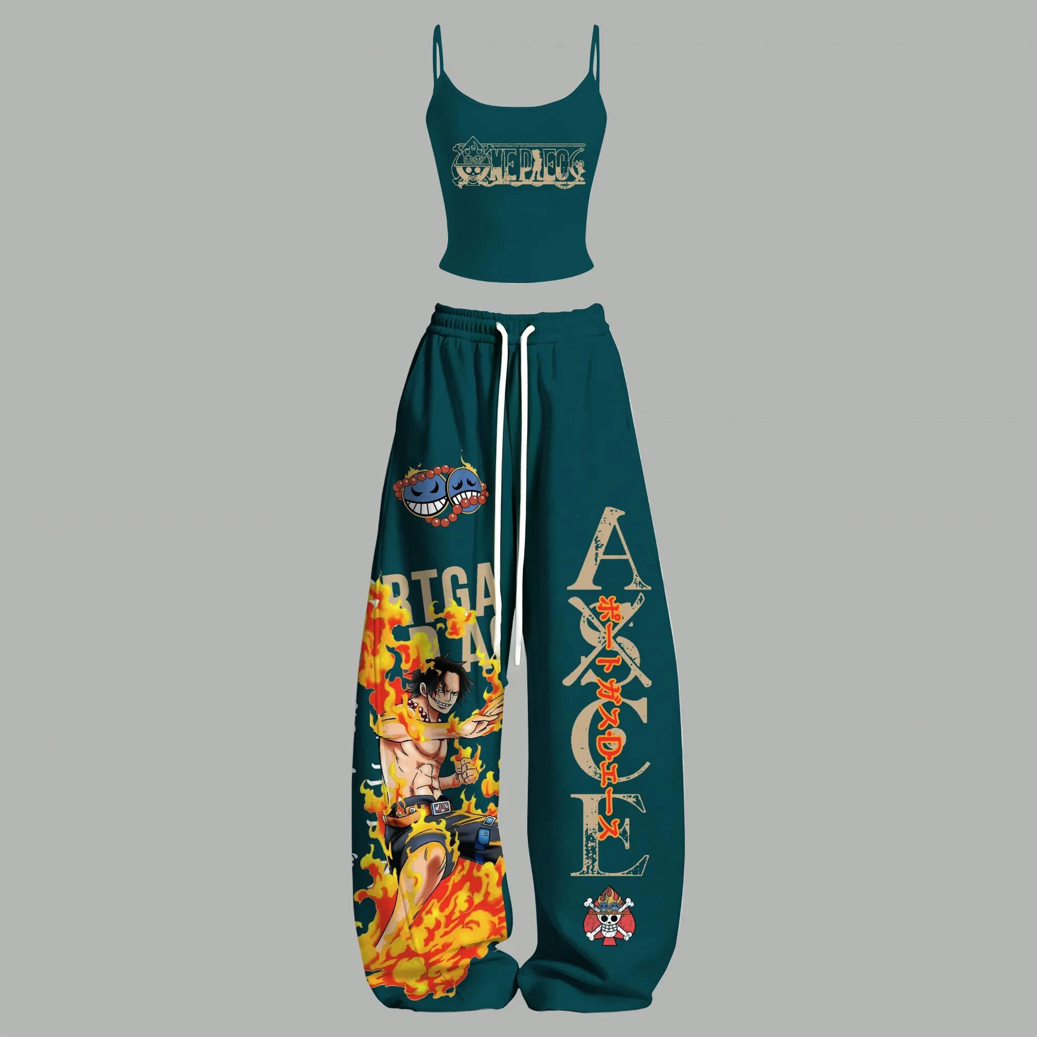 One Piece Top & Elasticated Trousers Two-Piece Set