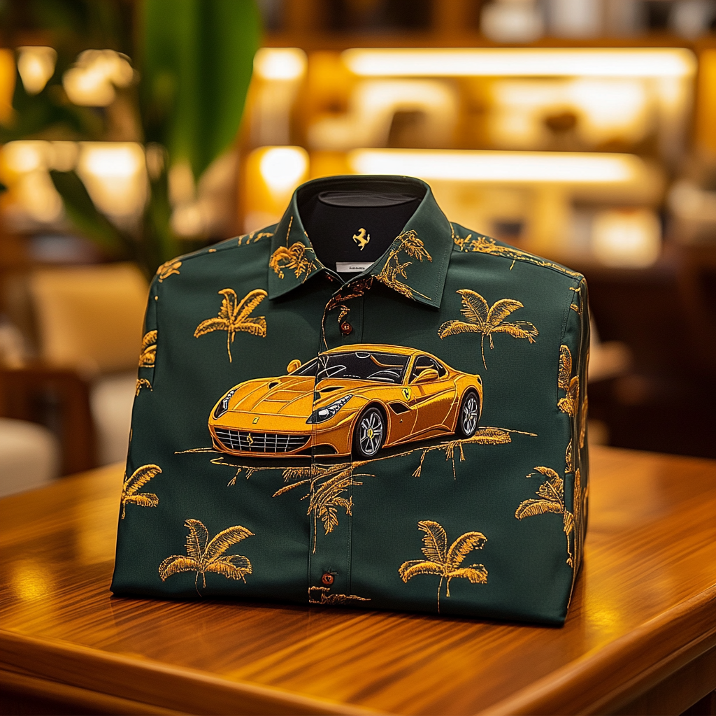 2025 Unique Design The Best Gift Customized Car Embroidered Shirt