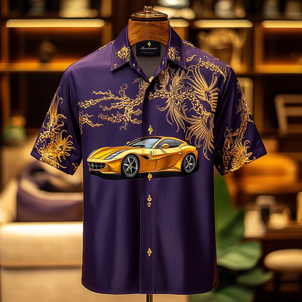 2025 Unique Design The Best Gift Customized Car Embroidered Shirt