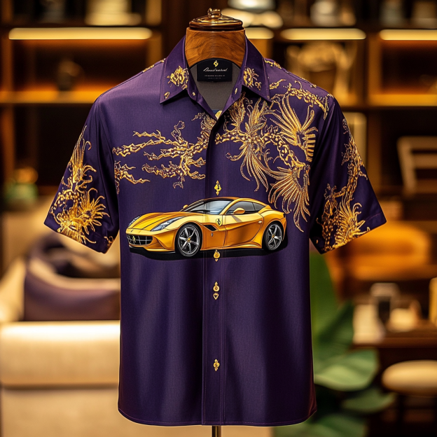 2025 Unique Design The Best Gift Customized Car Embroidered Shirt
