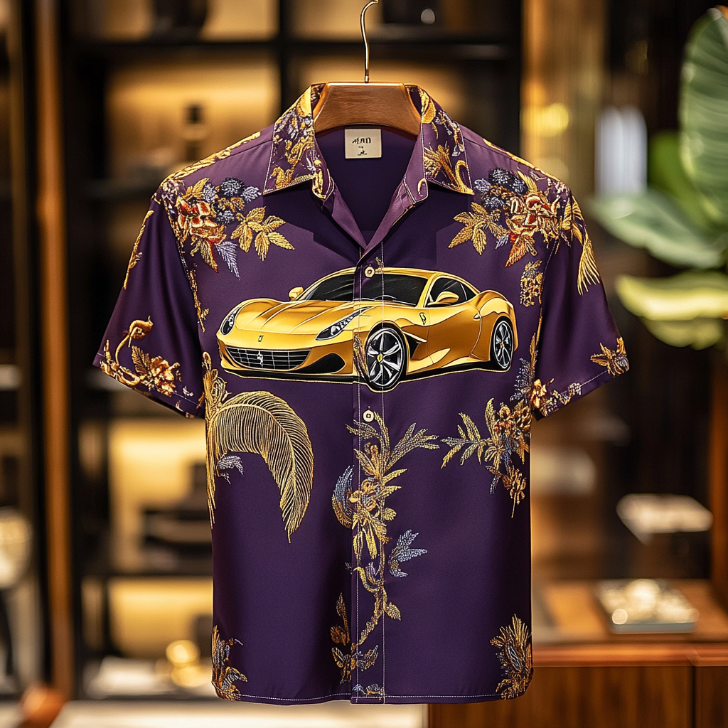 2025 Unique Design The Best Gift Customized Car Embroidered Shirt