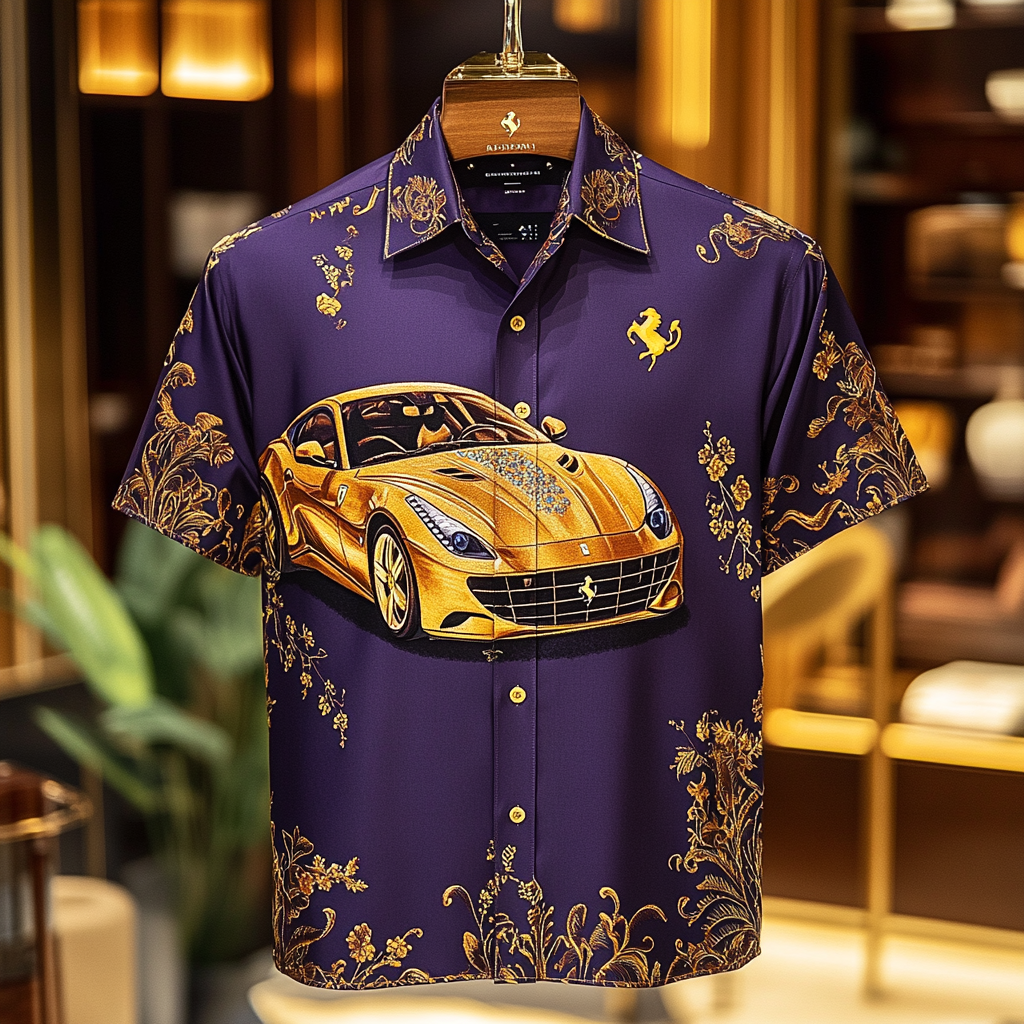 2025 Unique Design The Best Gift Customized Car Embroidered Shirt