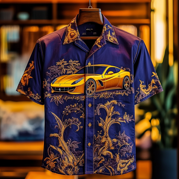 2025 Unique Design The Best Gift Customized Car Embroidered Shirt