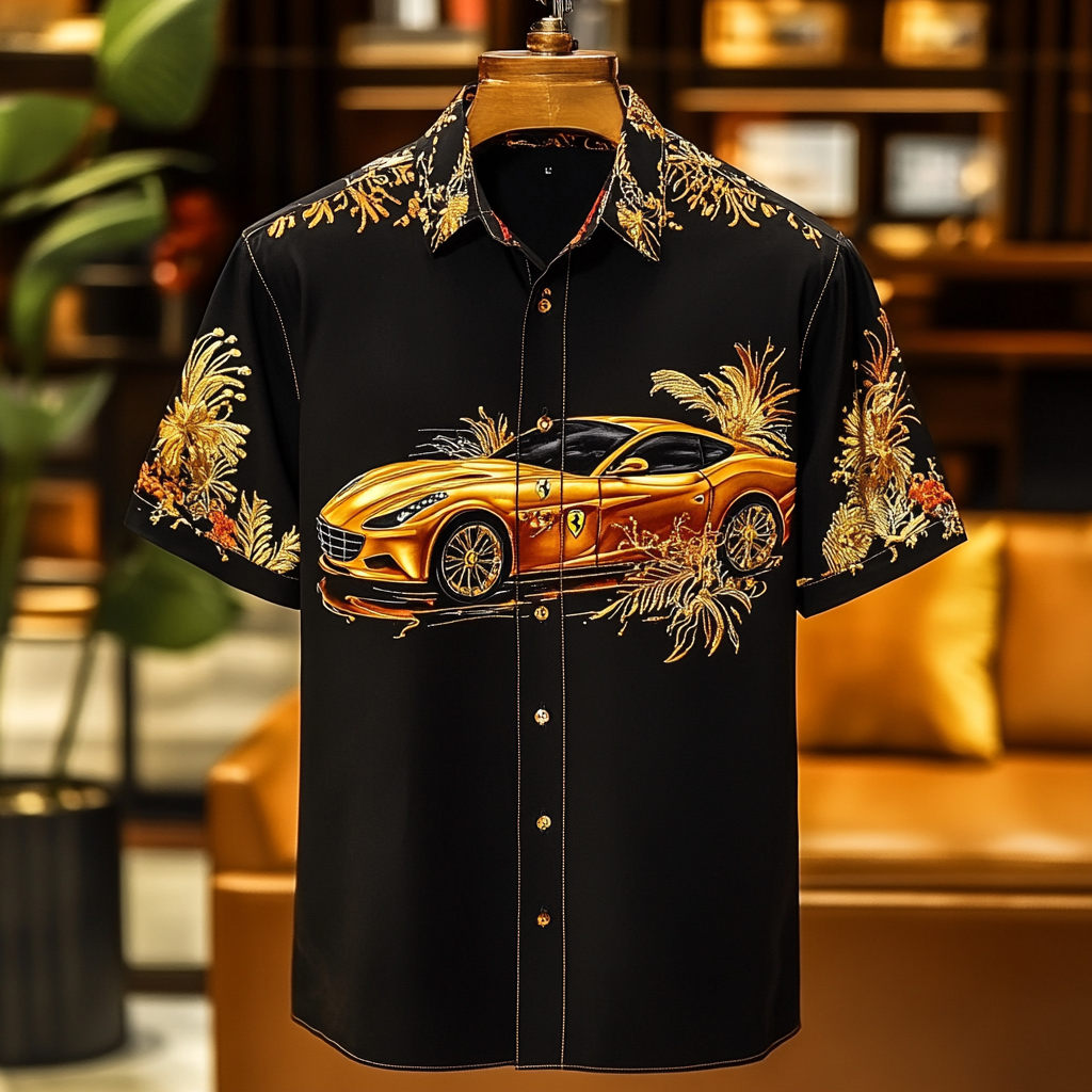 2025 Unique Design The Best Gift Customized Car Embroidered Shirt