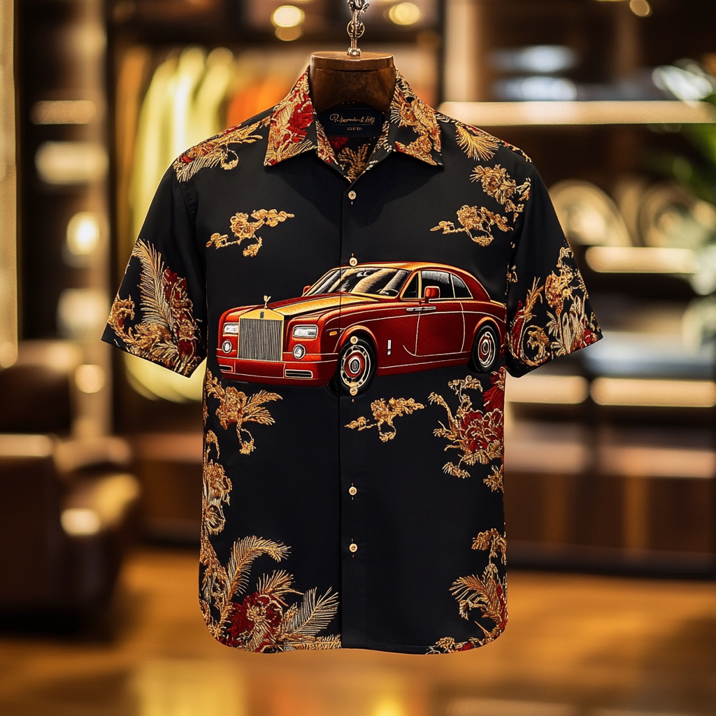 2025 Unique Design The Best Gift Customized Car Embroidered Shirt