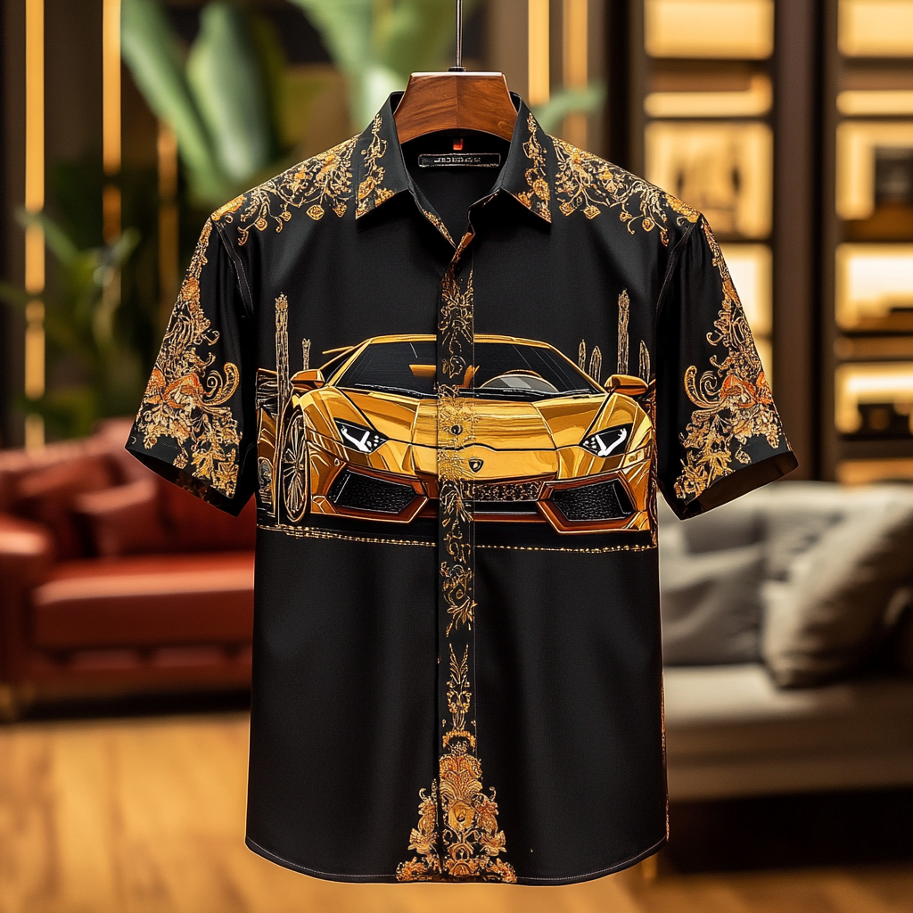 2025 Unique Design The Best Gift Customized Car Embroidered Shirt