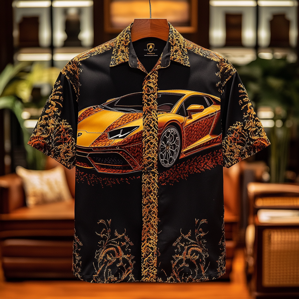 2025 Unique Design The Best Gift Customized Car Embroidered Shirt