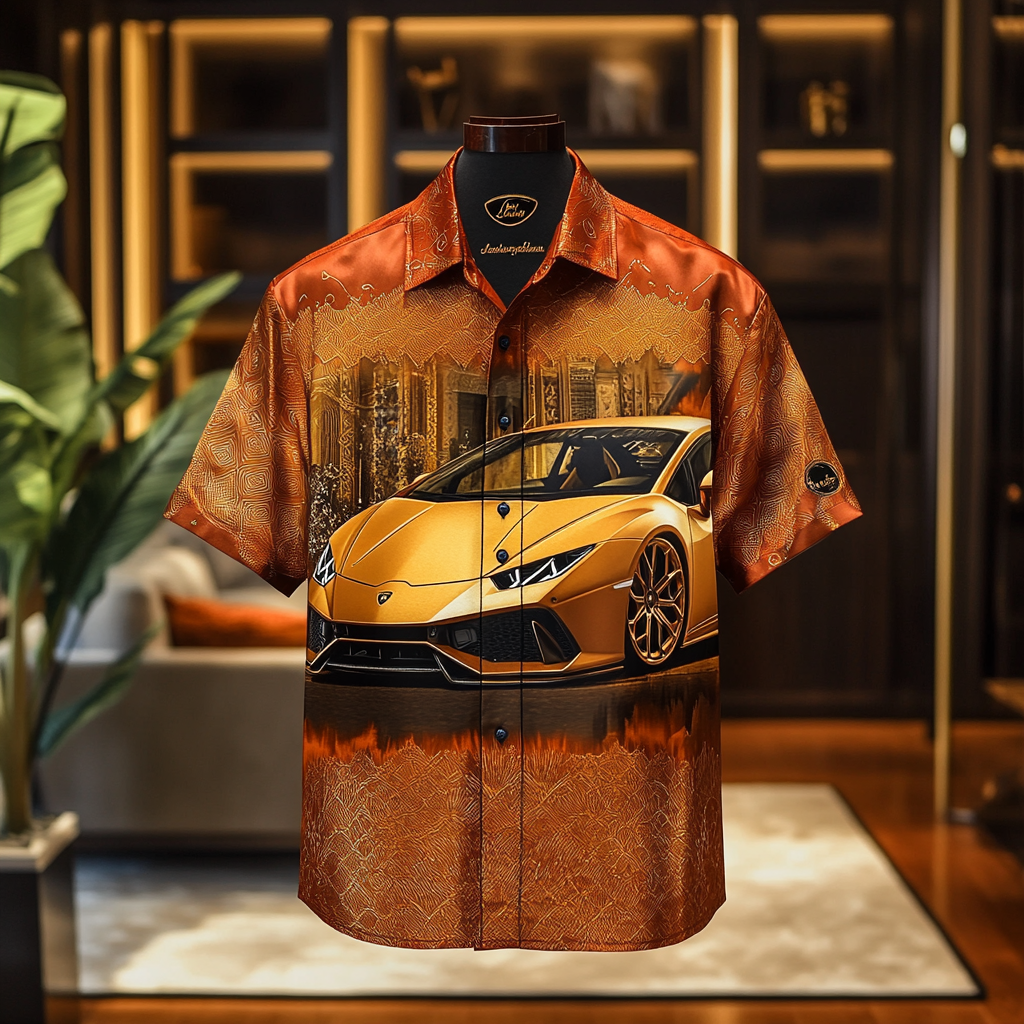2025 Unique Design The Best Gift Customized Car Embroidered Shirt