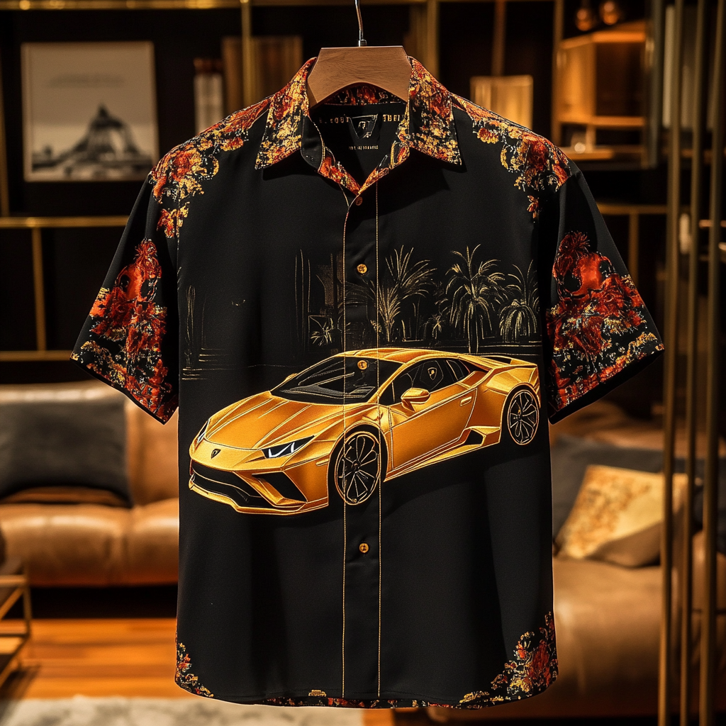2025 Unique Design The Best Gift Customized Car Embroidered Shirt