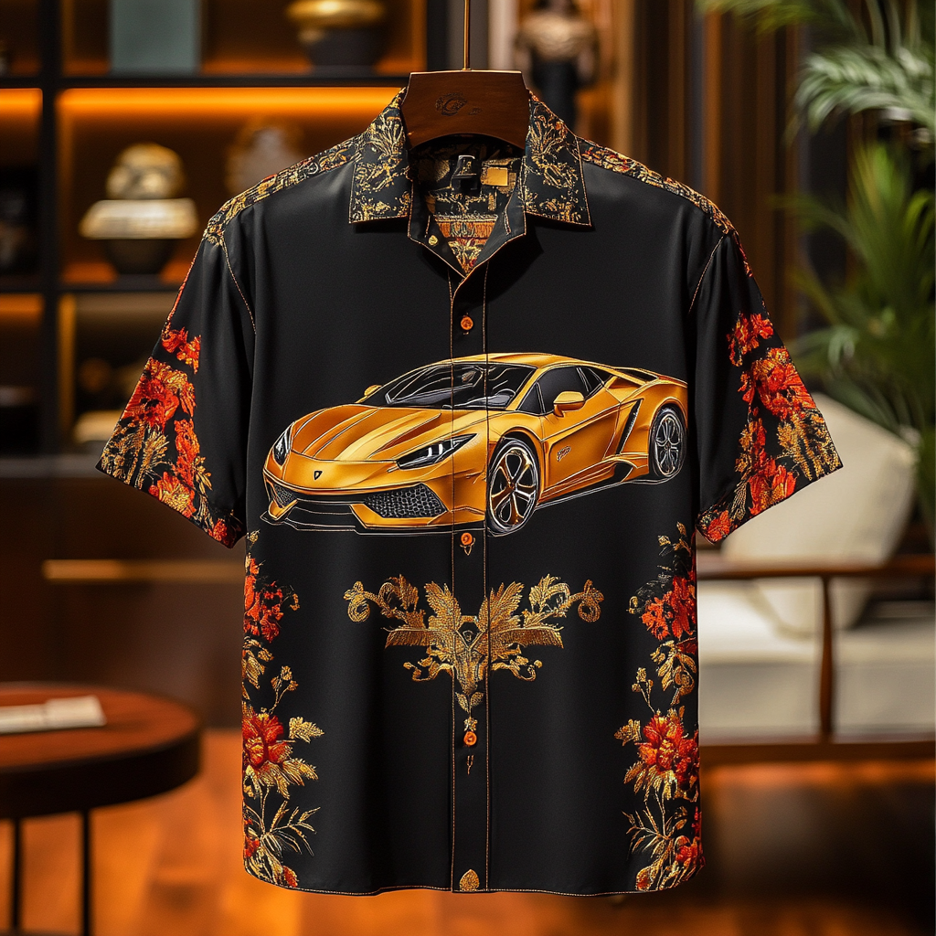 2025 Unique Design The Best Gift Customized Car Embroidered Shirt