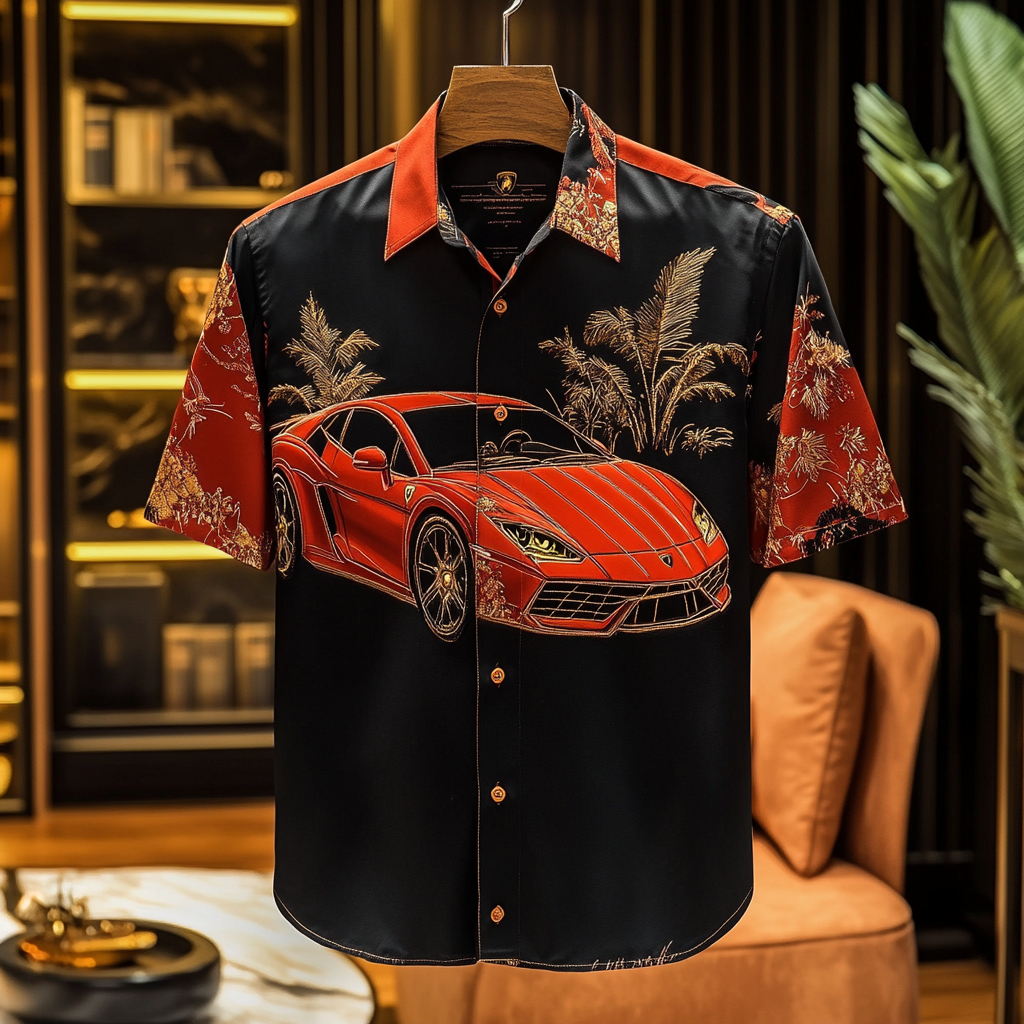 2025 Unique Design The Best Gift Customized Car Embroidered Shirt