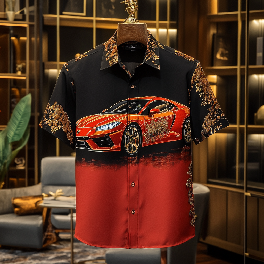 2025 Unique Design The Best Gift Customized Car Embroidered Shirt