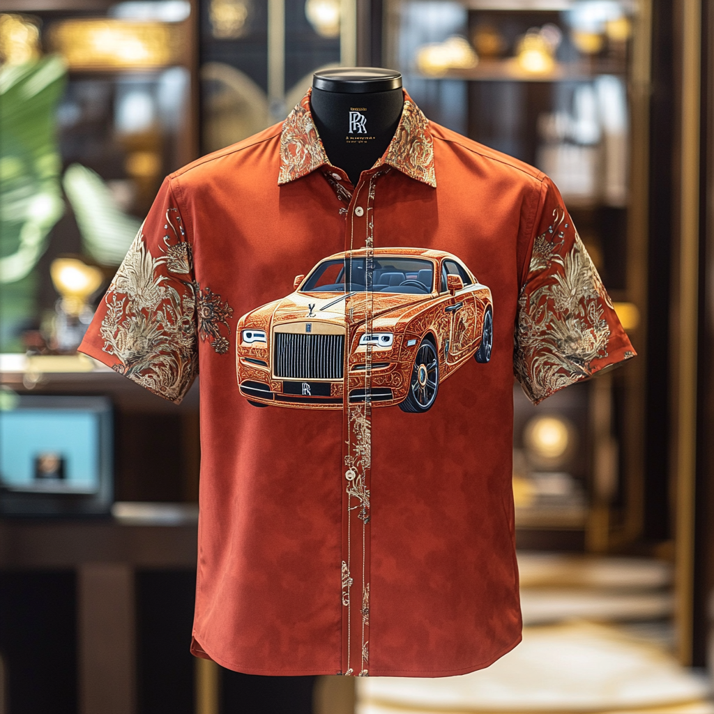 2025 Unique Design The Best Gift Customized Car Embroidered Shirt