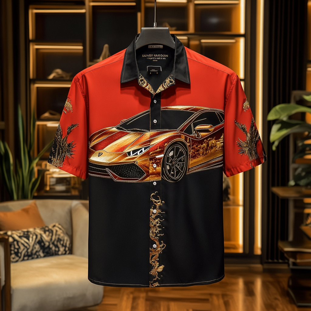 2025 Unique Design The Best Gift Customized Car Embroidered Shirt