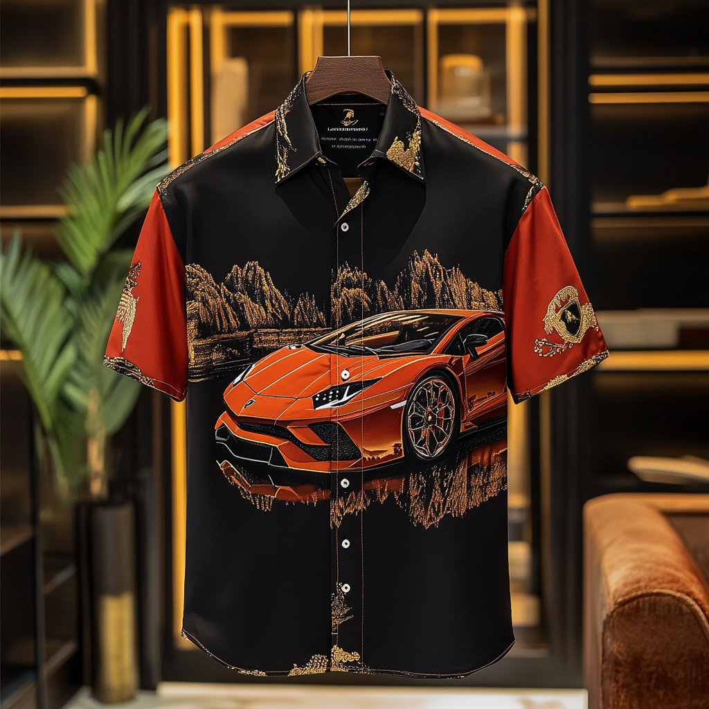 2025 Unique Design The Best Gift Customized Car Embroidered Shirt