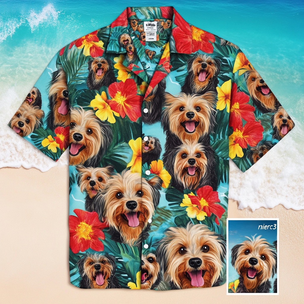 Customized Gift - Personalized Customized Hawaiian shirt