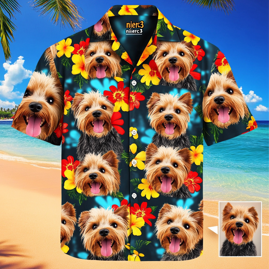 Customized Gift - Personalized Customized Hawaiian shirt